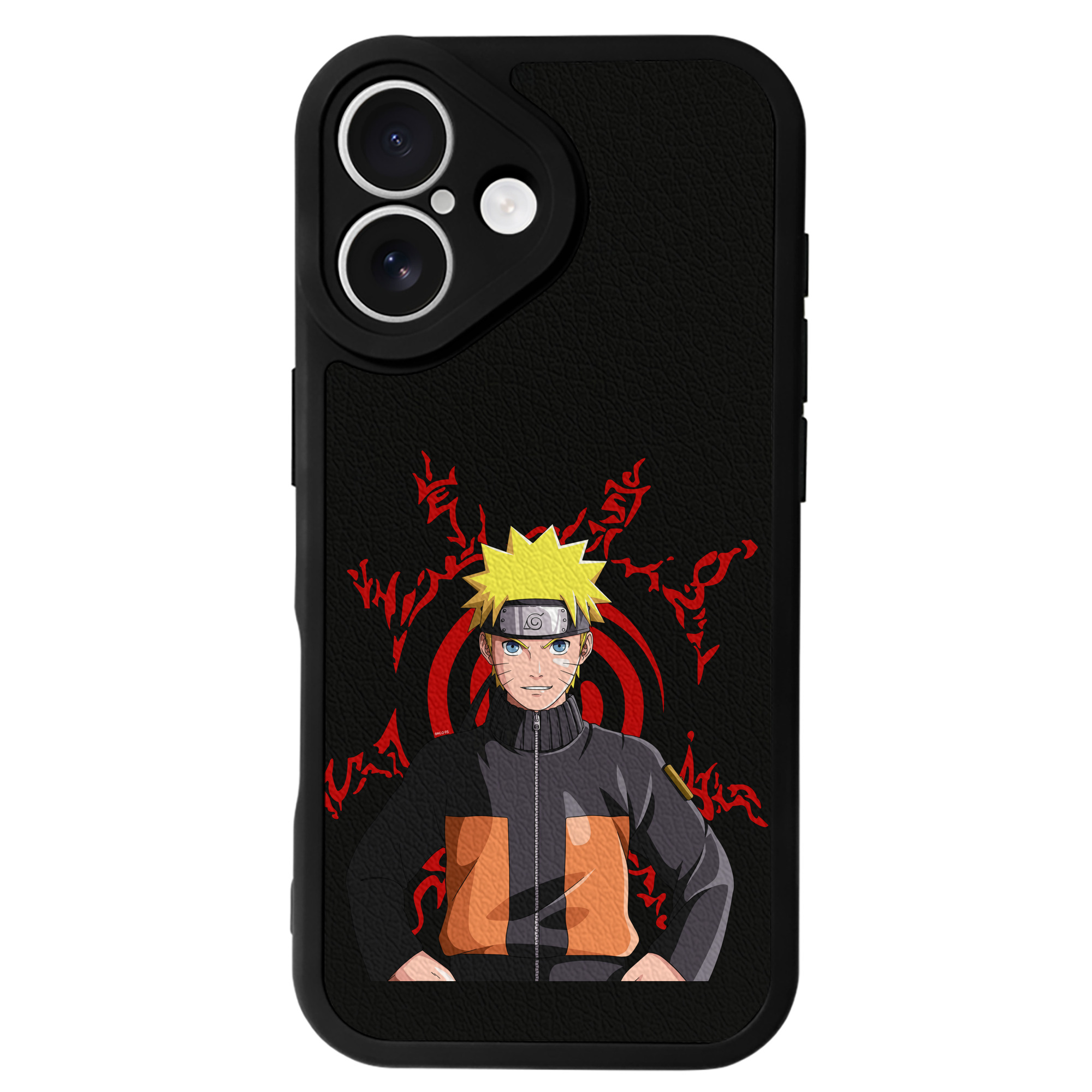 （画像用） NARUTO -ナルト- うずまき ナルト Uzumaki Naruto 【iPhone 16シリーズ対応】シリコンスマホケース（レザー調） 材質：シリコン